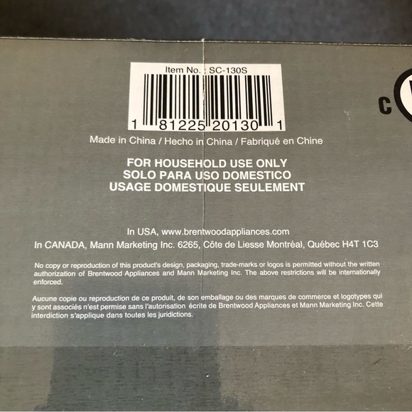 Brentwood Stainless Steel 3 Quart Round Slow Cooker nwt - Picture 8 of 10